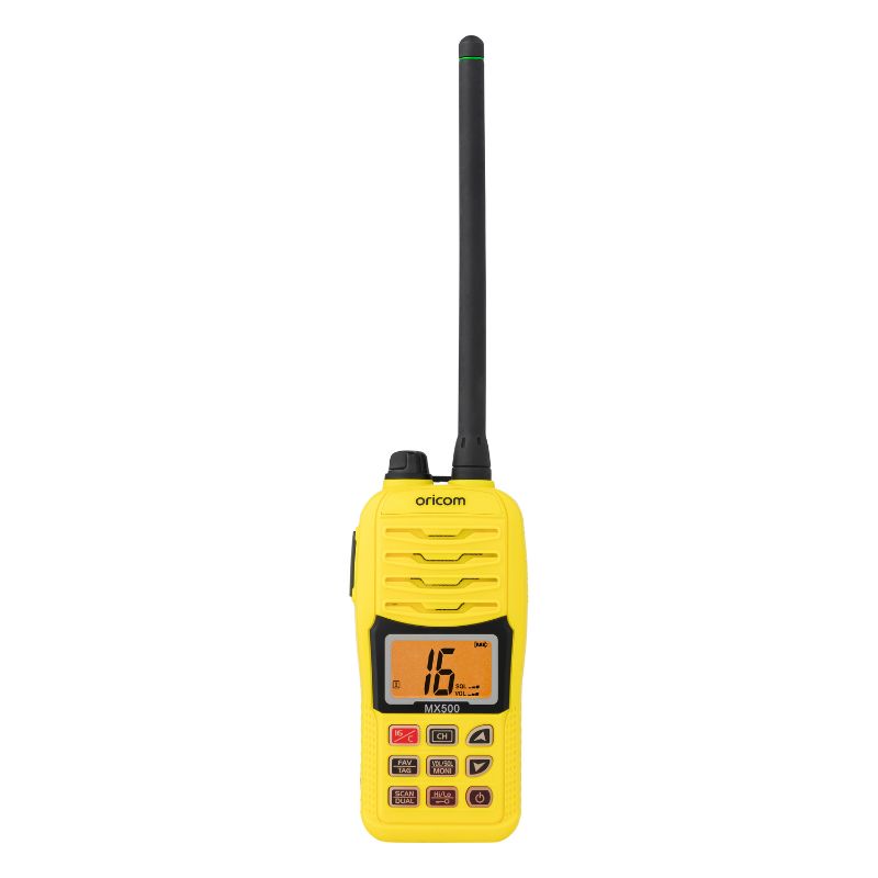 MX500YW 5 Watt VHF Marine Radio (Yellow)