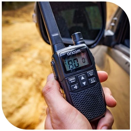 UHF2200-1 Handheld 2 Watt UHF CB Radio Single Pack