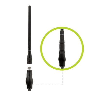 ANU913 3dBi UHF CB Antenna with Detachable Fibreglass Pole