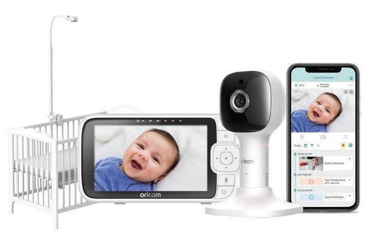OBH650P 5" Smart HD Nursery Pal Skyview Baby Monitor with Cot Stand