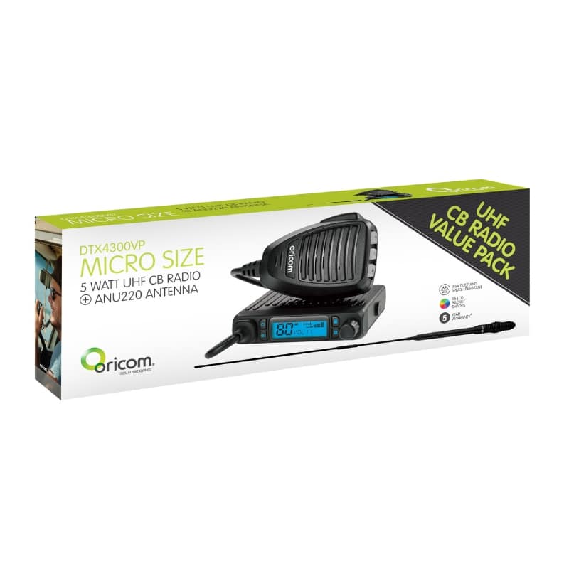 DTX4300VP IP54 UHF CB Radio Value Pack