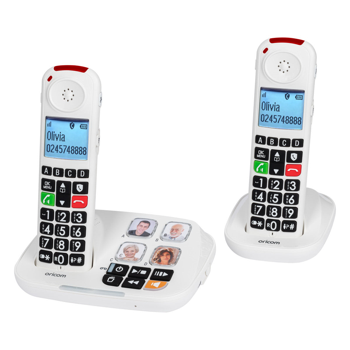CARE900-2 Big Button Amplified  Cordless Phone + Additional Handset