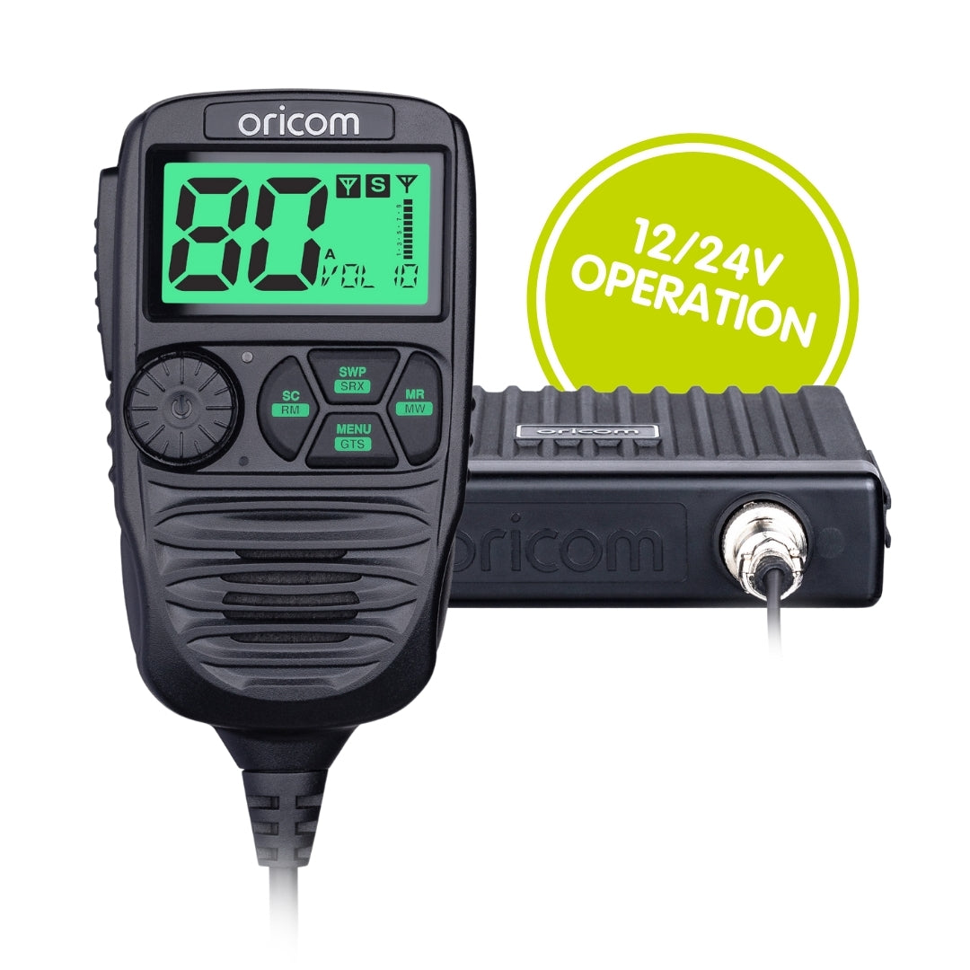 DTX4200XDV Dual Receive UHF CB Radio with 12/24 Dual Voltage