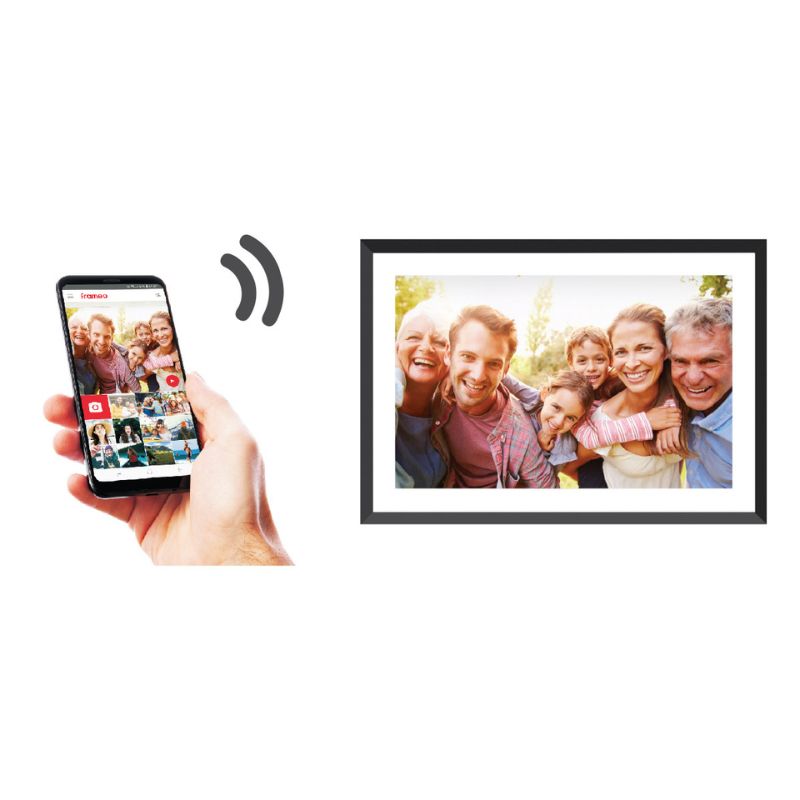 FRAME10BLK 10.1" Smart Photo Frame with Instant Photo Sharing
