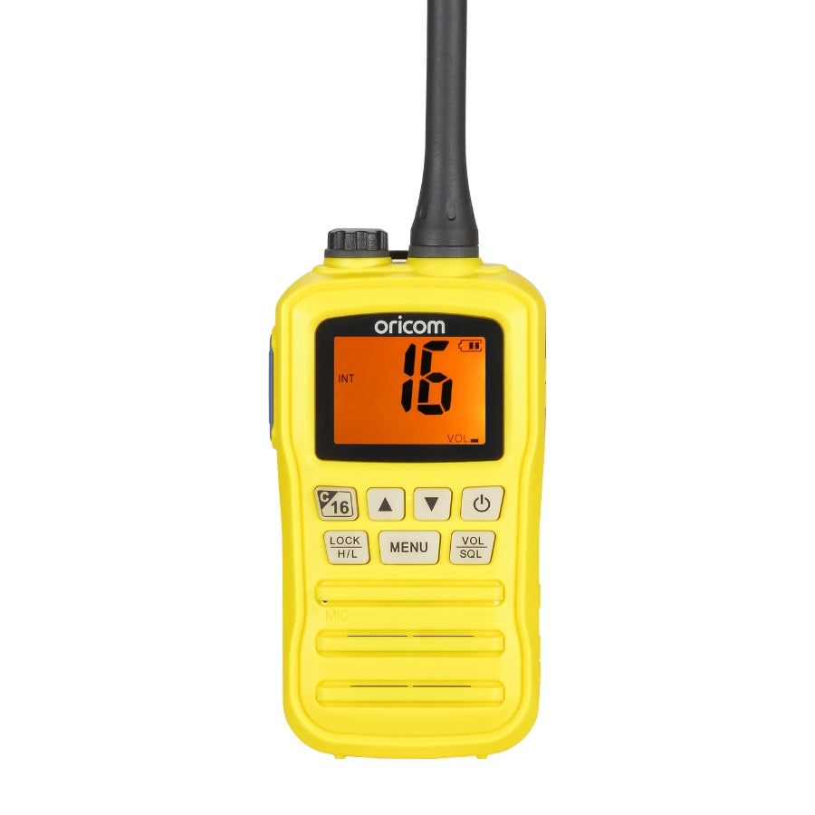 MX300YW 3 Watt VHF Marine Radio - Yellow