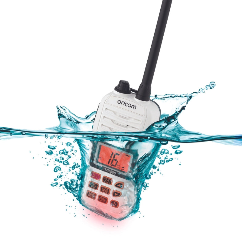 MX500 5 Watt VHF Marine Radio (White)