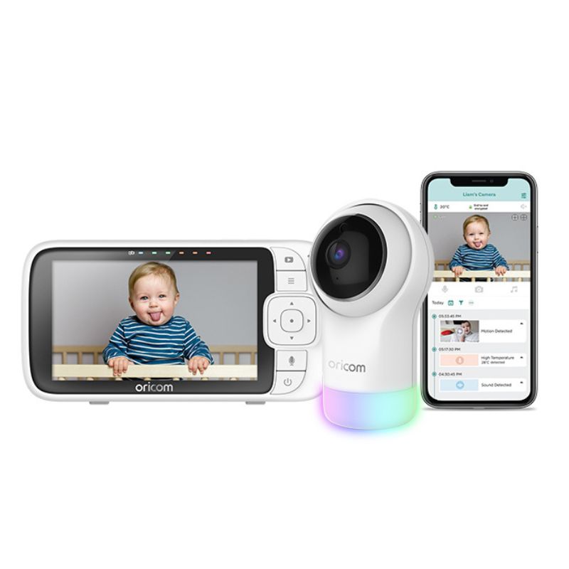 OBH930 5" Smart HD Nursery Pal Glow+ Baby Monitor