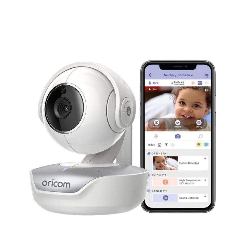 OBHPTZ Smart HD Video Baby Monitor with Motorised Pan-Tilt