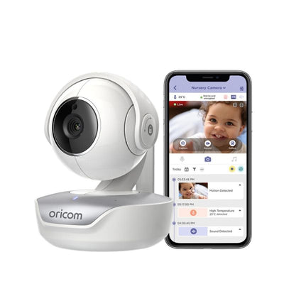 OBHPTZ Smart HD Video Baby Monitor with Motorised Pan-Tilt