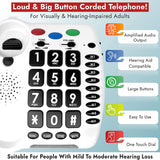 TP100WH Amplified Big Button Phone