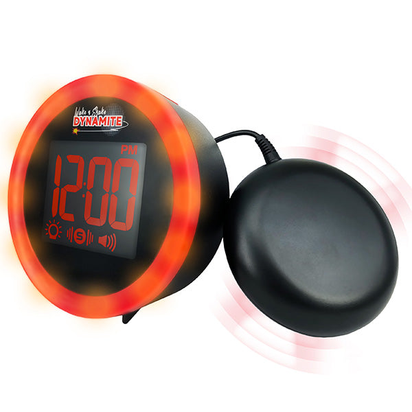 WNS80 Wake 'N' Shake Loud Alarm Clock with Shaker
