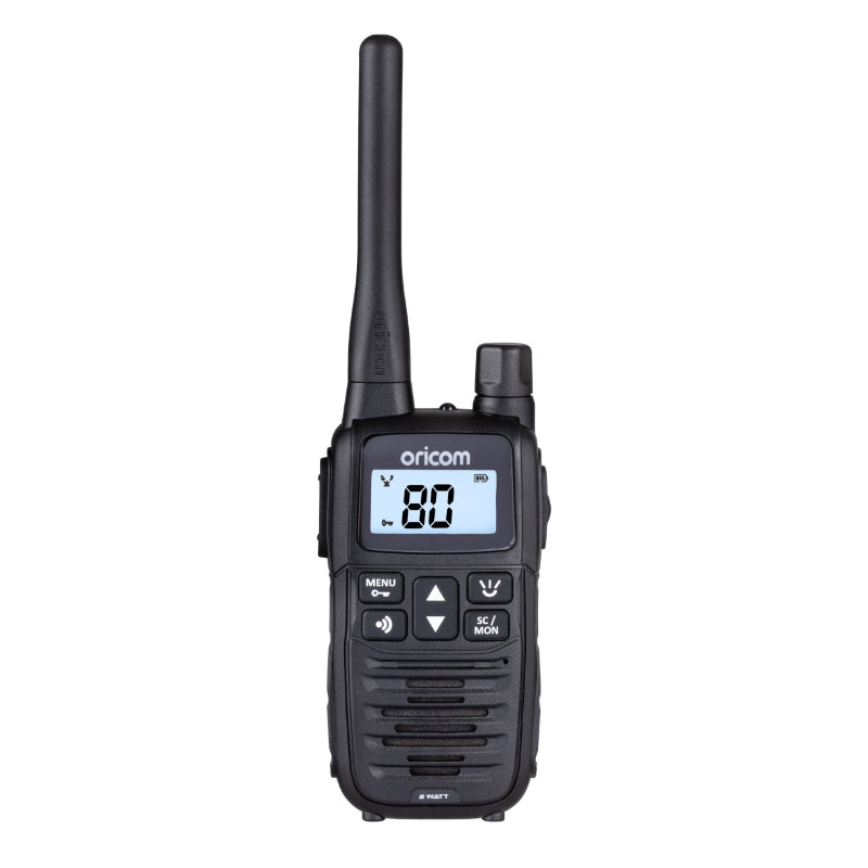 DTX4000AH - 5 Watt Dual Receive UHF CB Radio + 6.5dBi Antenna and 2 Watt Handheld Radio