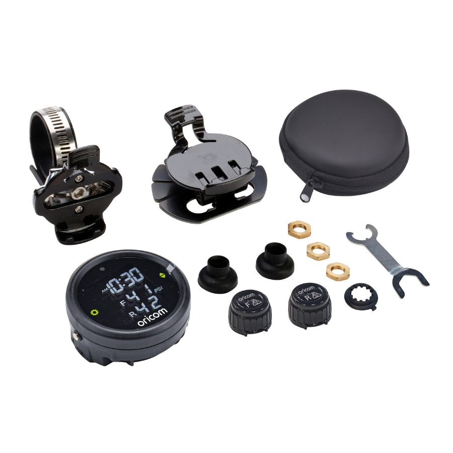 TPMC-2E Tyre Pressure Monitoring System for Motorcycles Incl. 2 External Sensors