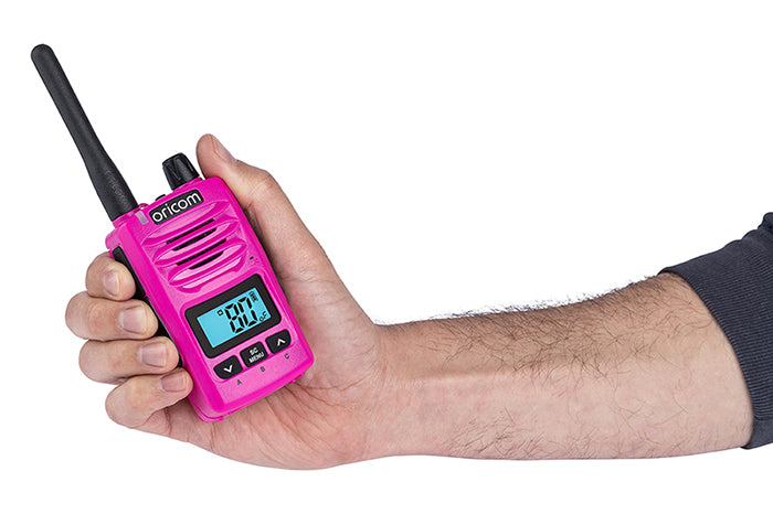 DTX600PNK Waterproof IP67 5 Watt Handheld UHF CB Radio (Pink)
