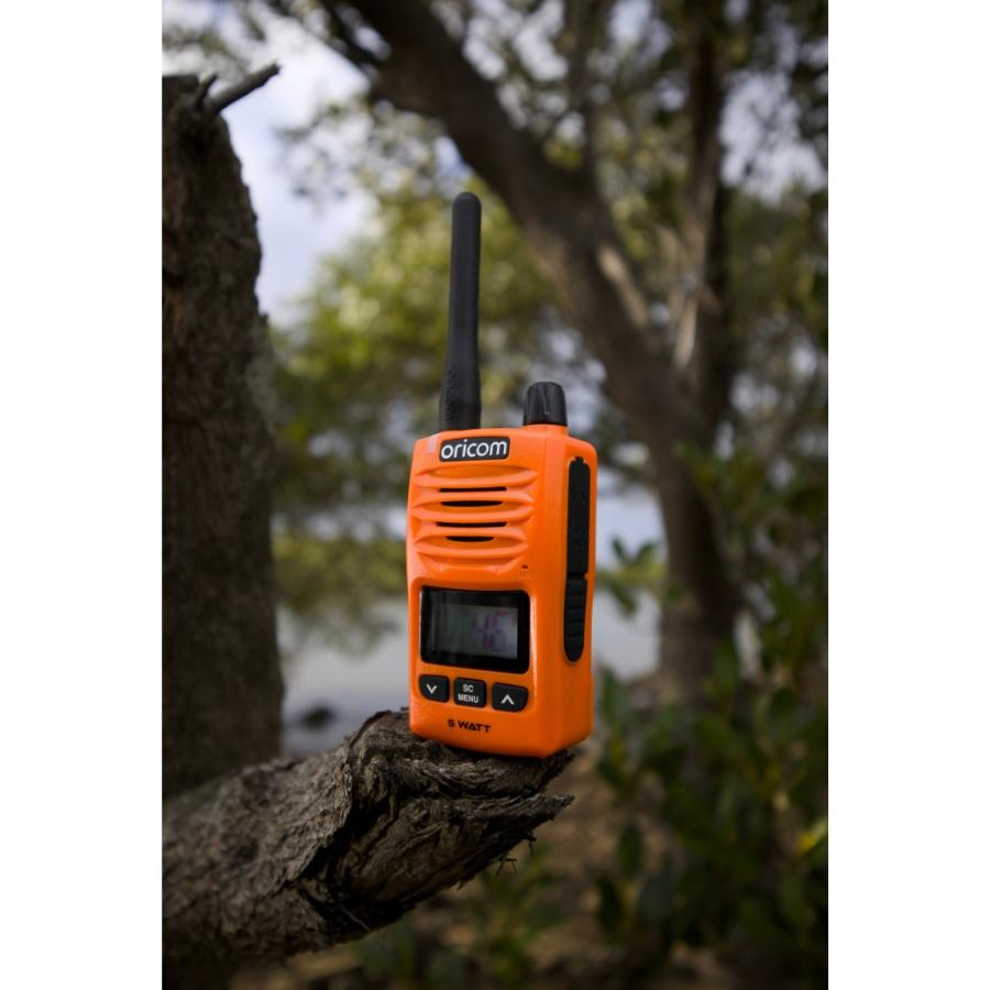 UHF2600-1 Floating 2 Watt IPX7 UHF CB Radio Orange