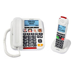 CARE920-2 Big Button Amplified Cordless Phone With Answering Machine Combo
