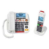 CARE920-2 Big Button Amplified Cordless Phone With Answering Machine Combo