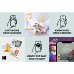 C525P-2 5" Smart HD Video Baby Monitor with + BONUS Motorised Pan-Tilt Camera