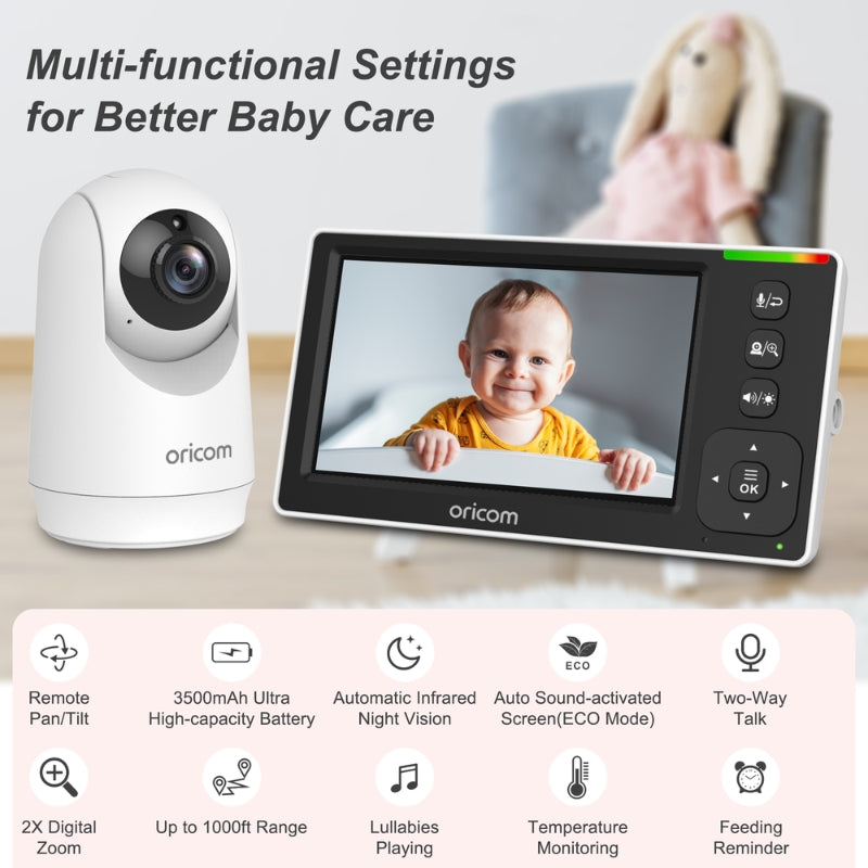 SC430-2 4.3" Video Baby Monitor + Additonal Camera