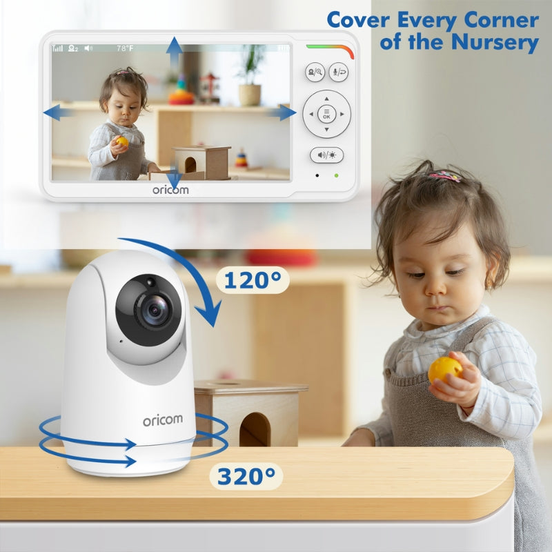 SC640-2 6" Video Baby Monitor + Additional Camera