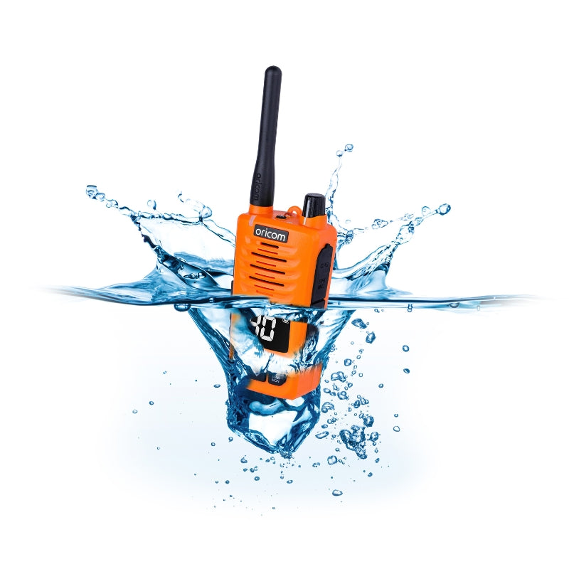 UHF2600-1 Floating 2 Watt IPX7 UHF CB Radio Orange
