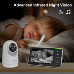 BS7VPSC430 4.3" Video Baby Monitor + BS7 Breathing Movement Monitor