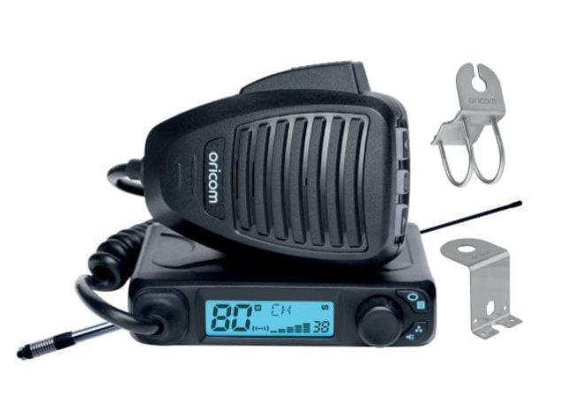 UHF310PK Radio Pack with Antenna and Different Bracket Mounting Options