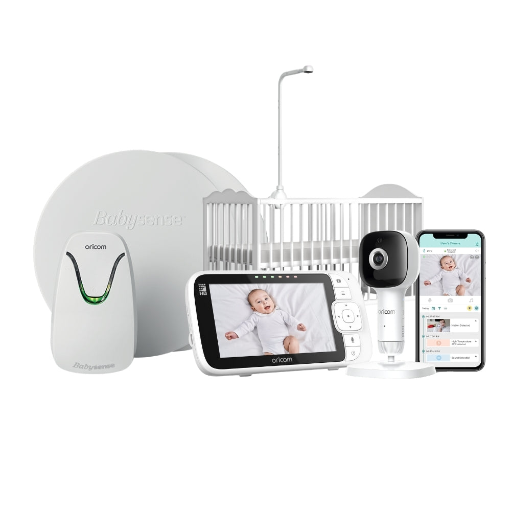 BS7VPOBH650AI Babysense7 + OBH650AI Smart HD Video Baby Monitor Value Pack
