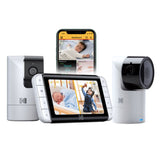 C525P-2 5" Smart HD Video Baby Monitor with + BONUS Motorised Pan-Tilt Camera