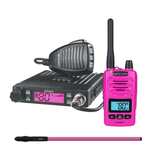 DTX4000PNK Dual Receive UHF CB Radio Bundle Pack (Pink)