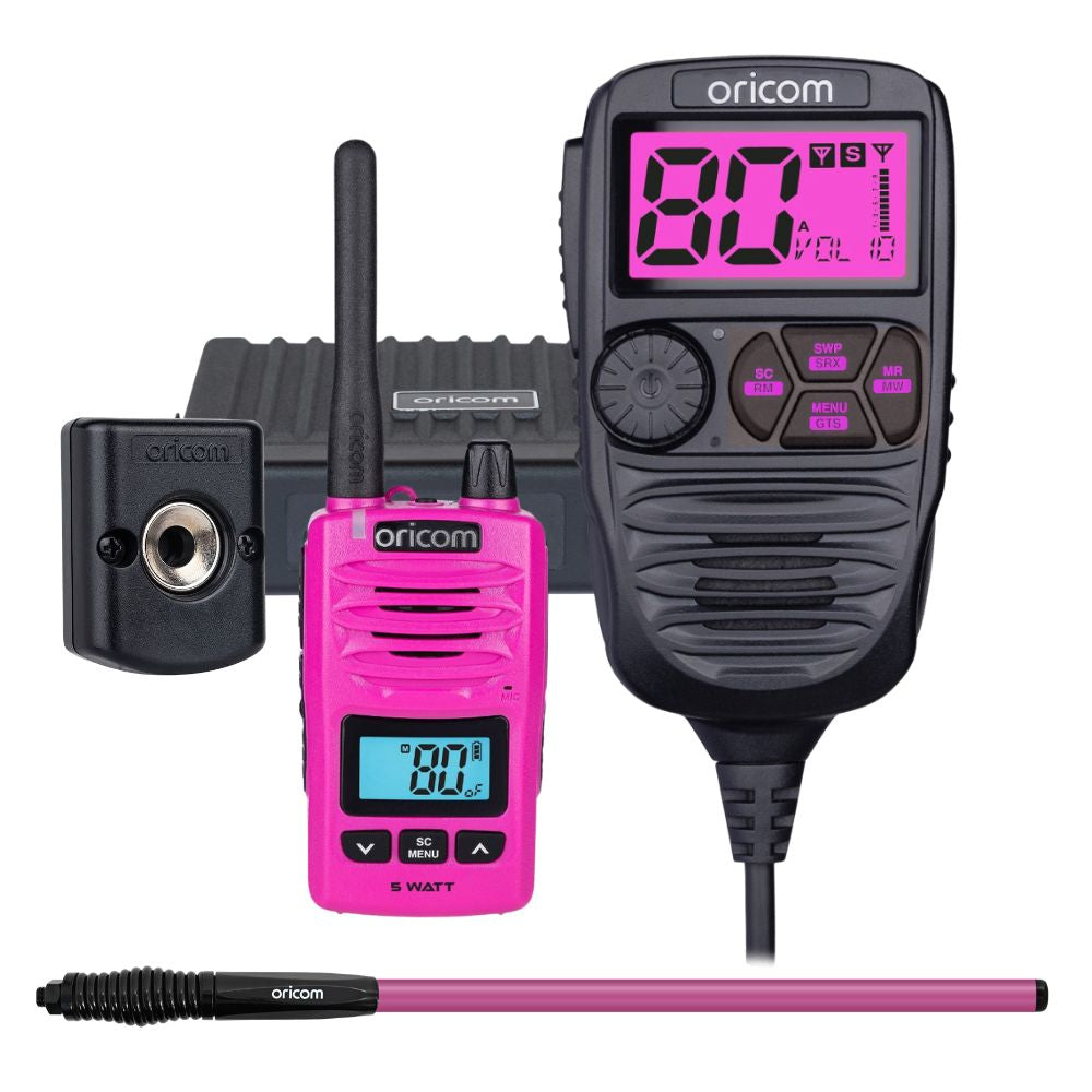 DTX4200XPNK Dual Recieve UHF CB Radio Bundle Pack