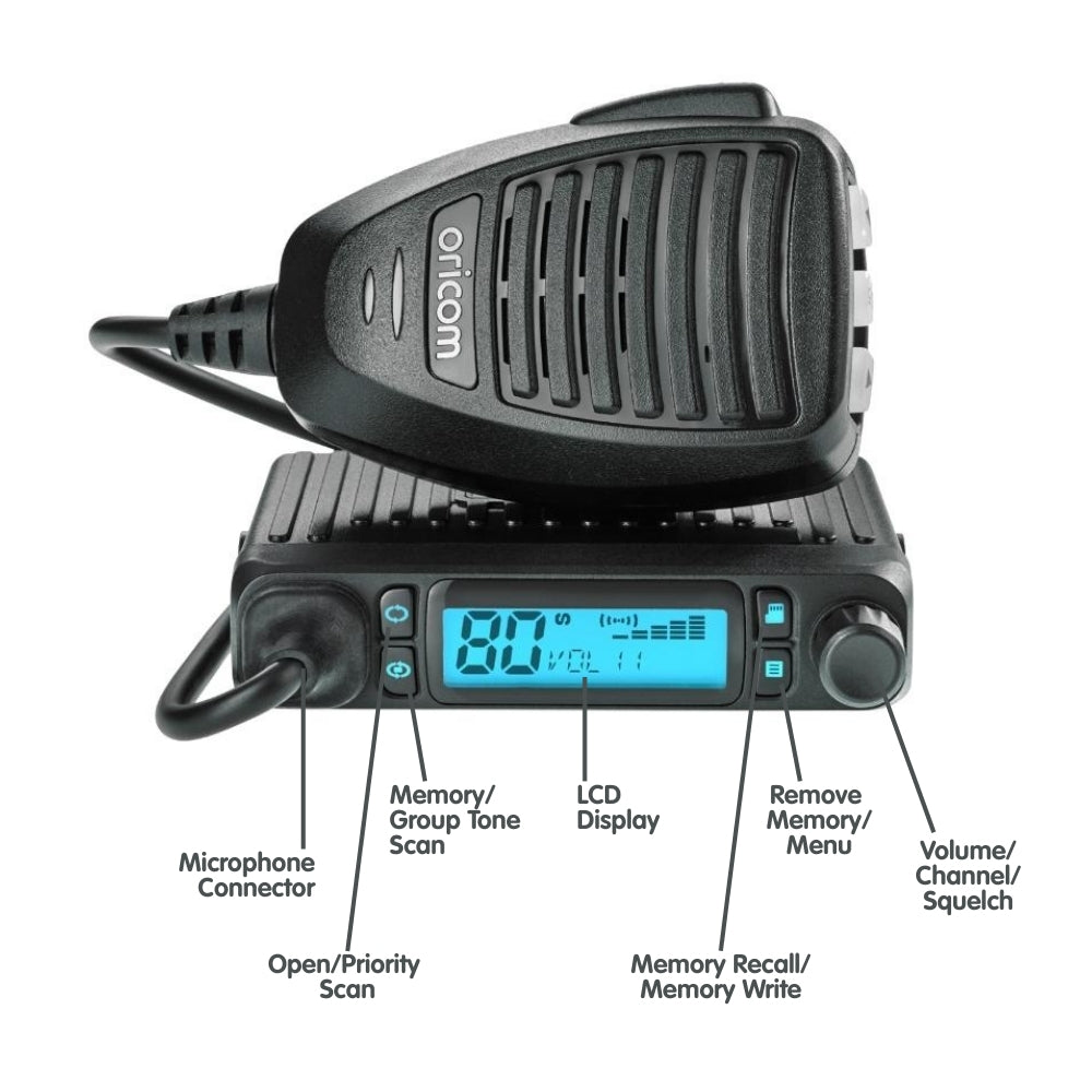 DTX4300BA Premium UHF CB Radio Value Pack
