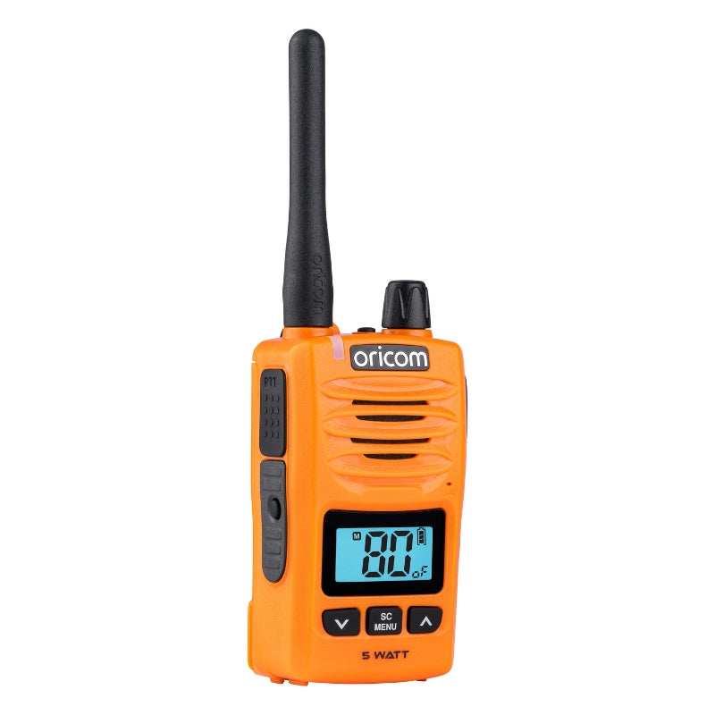 DTX600 Waterproof IP67 5 Watt Handheld UHF CB Radio (Orange)