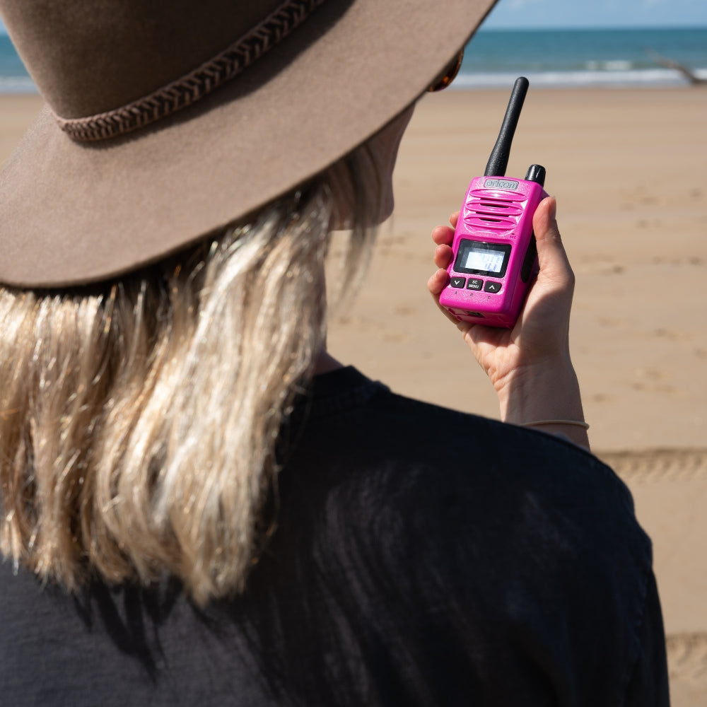 DTX600PNK Waterproof IP67 5 Watt Handheld UHF CB Radio (Pink)