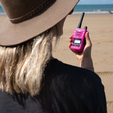 DTX600PNK Waterproof IP67 5 Watt Handheld UHF CB Radio (Pink)