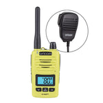 DTX650SLME IP67 5 Watt Handheld UHF CB Radio + BONUS Speaker Microphone (Lime)