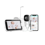 OBH650AIVP02SD 5" Smart AI Video Baby Monitor and Duck Bath Thermometer Bundle
