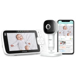 OBH650AIVP02SD 5" Smart AI Video Baby Monitor and Duck Bath Thermometer Bundle