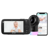 OBH950BKVP02SD 5" Smart HD Video Baby Monitor and Duck Bath Thermometer Bundle