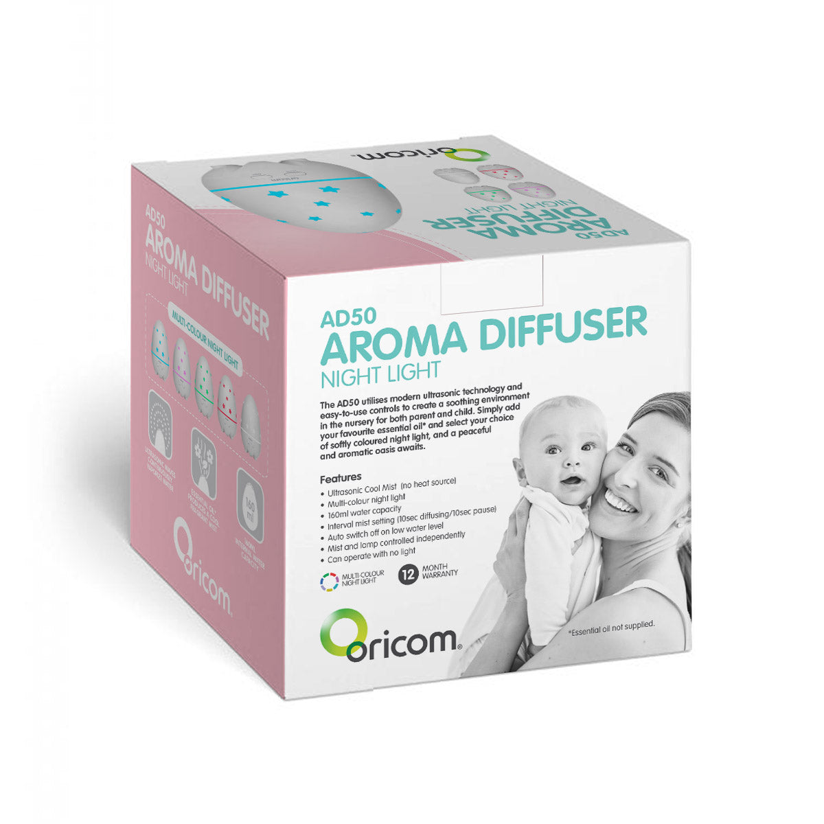 Oricom AD50 Giftbox Mockup Back