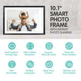 FRAME10BLK 10.1" Smart Photo Frame with Instant Photo Sharing