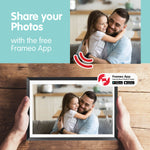 FRAME10BLK 10.1" Smart Photo Frame with Instant Photo Sharing