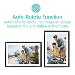FRAME10BLK 10.1" Smart Photo Frame with Instant Photo Sharing