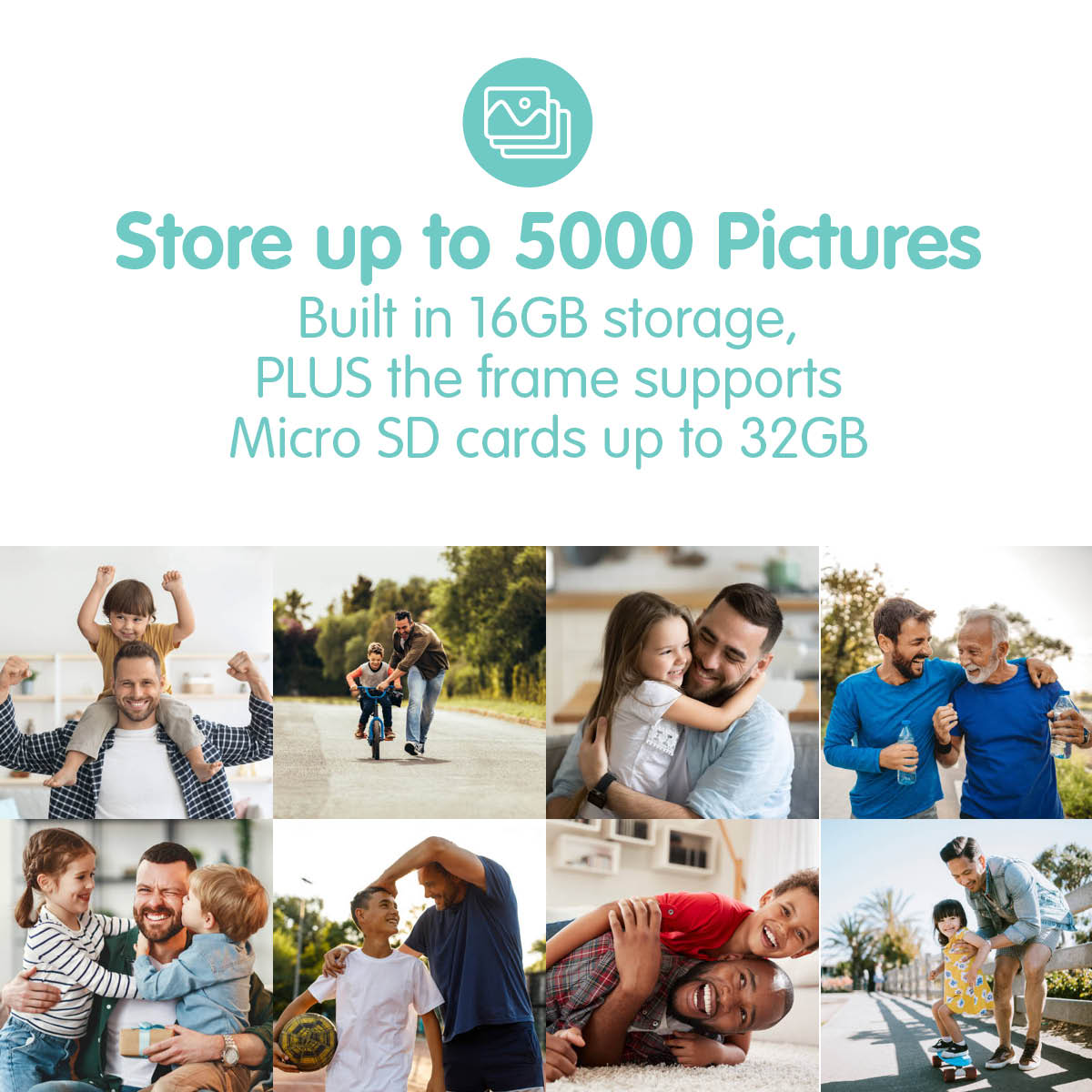FRAME10BLK 10.1" Smart Photo Frame with Instant Photo Sharing