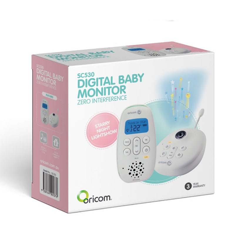 Buy an Oricom Secure530 DECT Digital Baby Monitor (SC530) Online