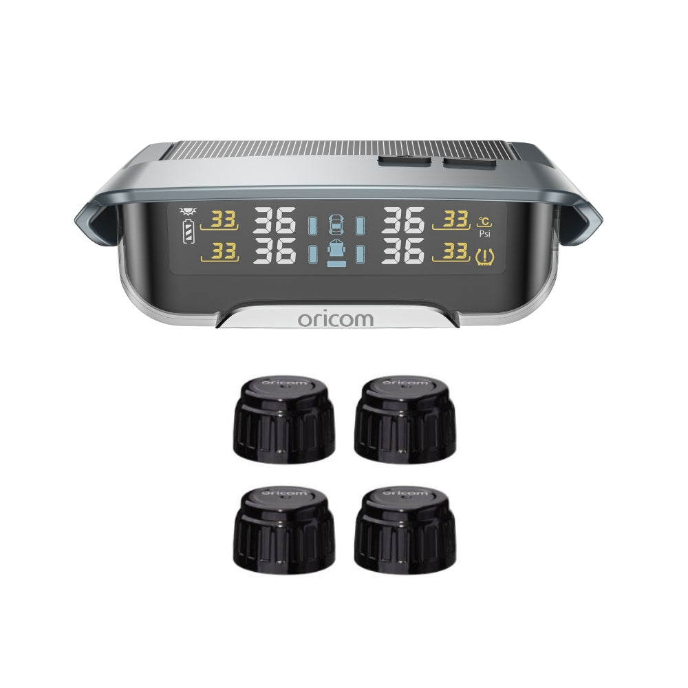 TPMS10-4E Tyre Pressure Monitoring System Incl. 4 External Sensors & APP Functionality