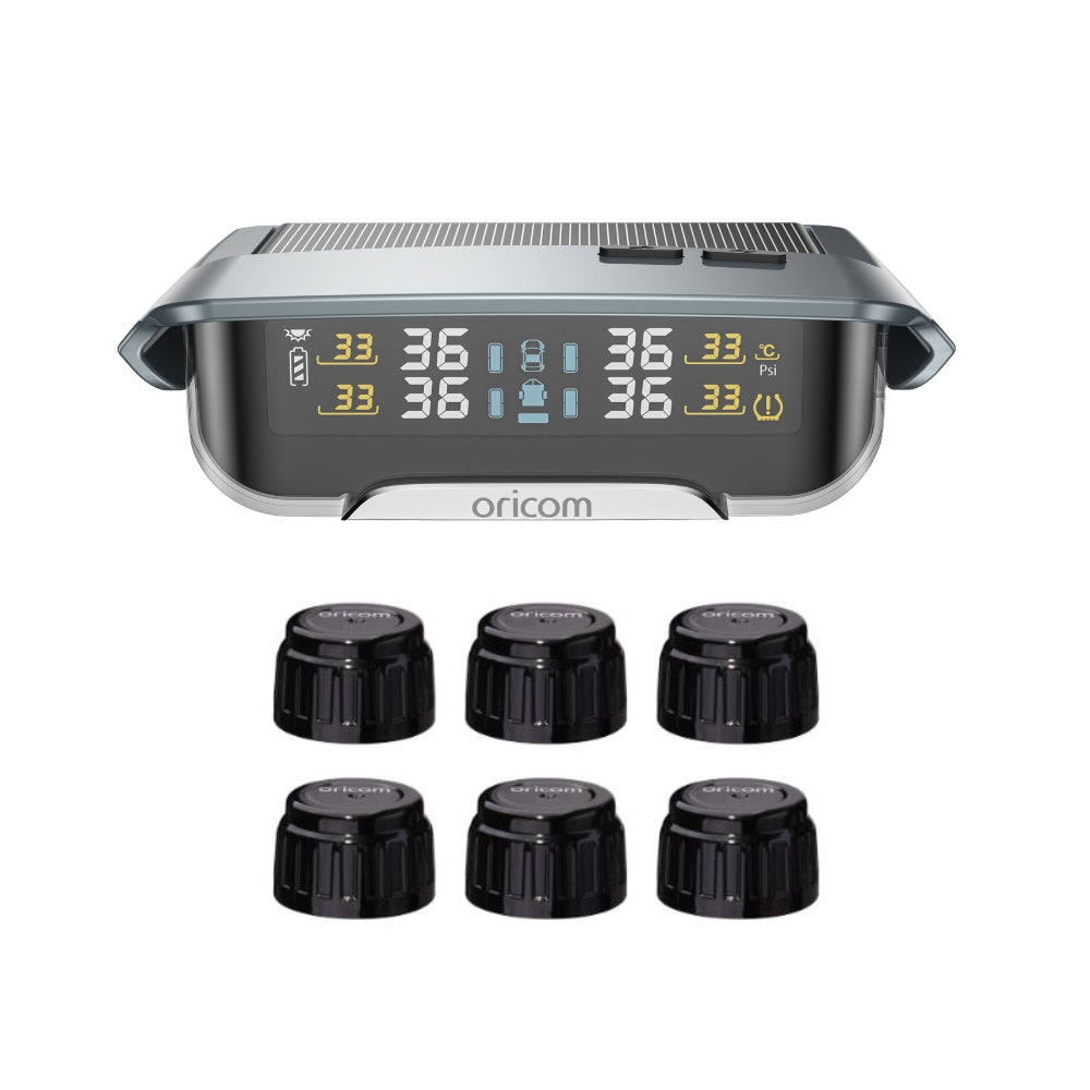 TPMS10-6E Tyre Pressure Monitoring System Incl. 6 External Sensors & APP Functionality
