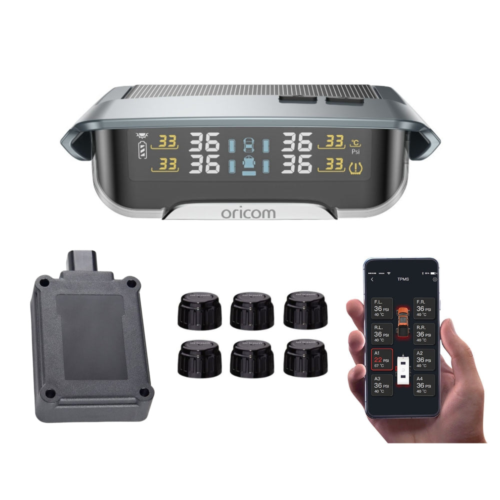 TPMS10-6ER TPMS Incl. 6 External Sensors with APP Control Settings + Repeater Value Pack