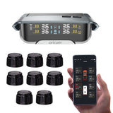 TPMS10-8E Tyre Pressure Monitoring System Incl. 8 External Sensors & APP Functionality