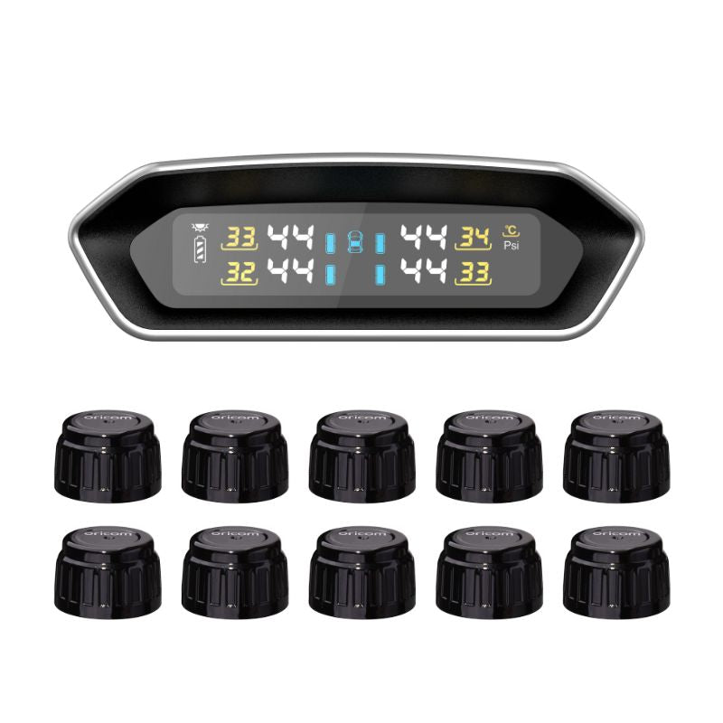 TPS10-10E Real Time Tyre Pressure Monitoring System Incl. 10 External Sensors